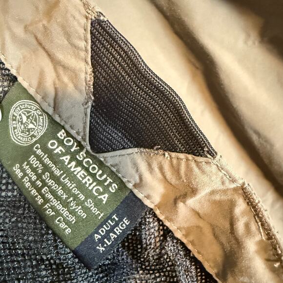 Boy Scouts of America Uniform Shorts Mens XL Green Switchbacks Cargo Shorts - Picture 8 of 8